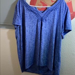 A pretty navy blue shirt